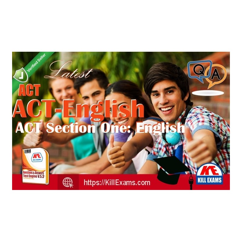 Actual ACT ACT-English questions with practice tests