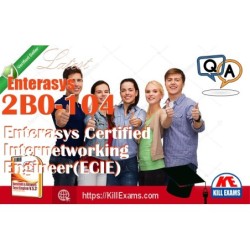 Actual Enterasys 2B0-104 questions with practice tests