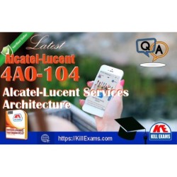 Actual Alcatel-Lucent 4A0-104 questions with practice tests