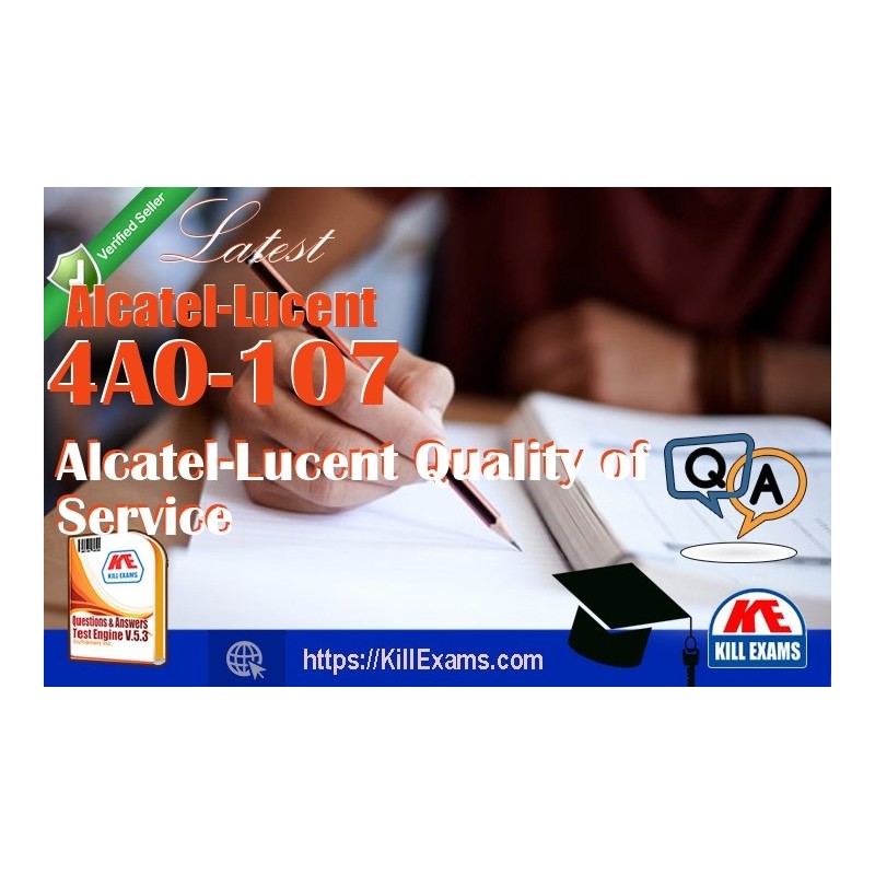 Actual Alcatel-Lucent 4A0-107 questions with practice tests