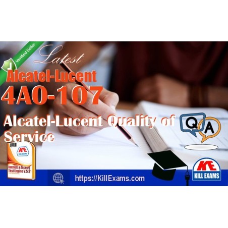 Actual Alcatel-Lucent 4A0-107 questions with practice tests