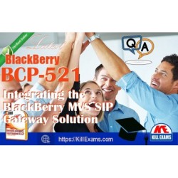 Actual BlackBerry BCP-521 questions with practice tests
