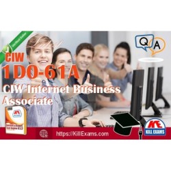 Actual CIW 1D0-61A questions with practice tests