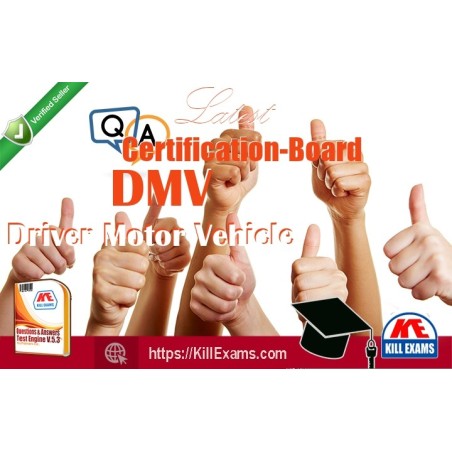 Actual Certification-Board DMV questions with practice tests