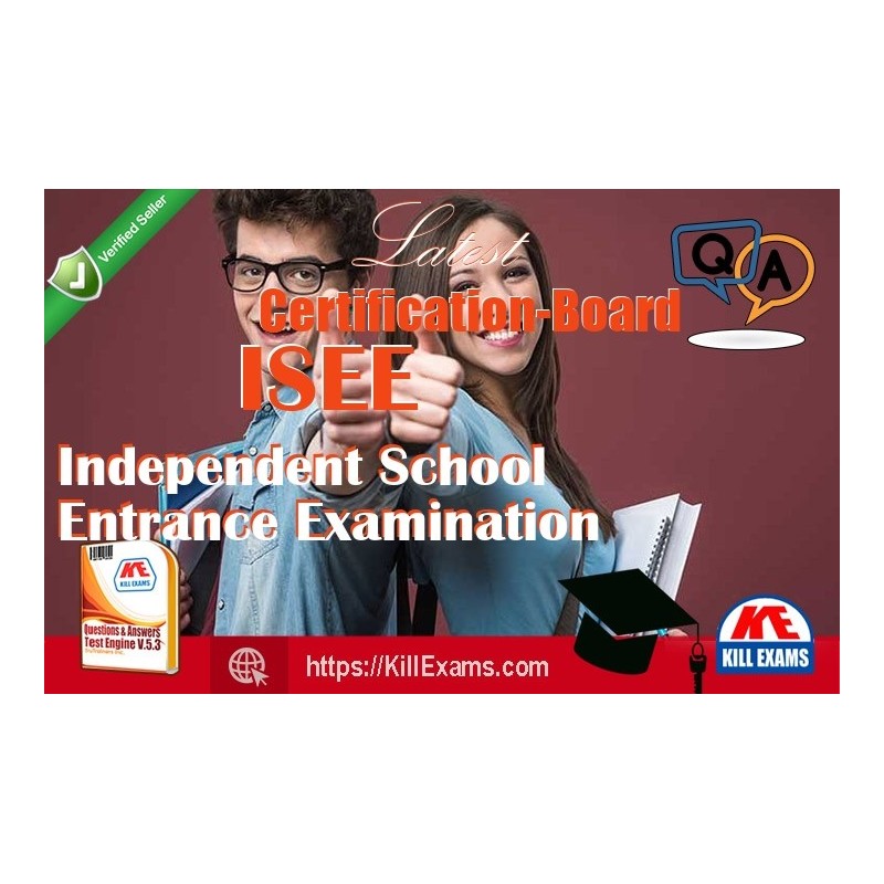 Actual Certification-Board ISEE questions with practice tests