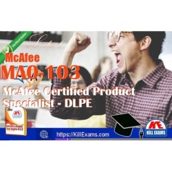 Actual McAfee MA0-103 questions with practice tests