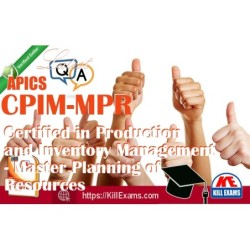 Actual APICS CPIM-MPR questions with practice tests