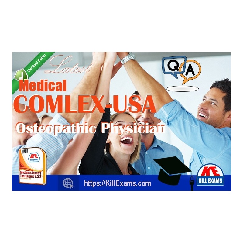 Actual Medical COMLEX-USA questions with practice tests