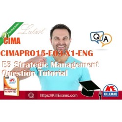 Actual CIMA CIMAPRO15-E03-X1-ENG questions with practice tests
