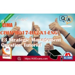 Actual CIMA CIMAPRO17-BA2-X1-ENG questions with practice tests
