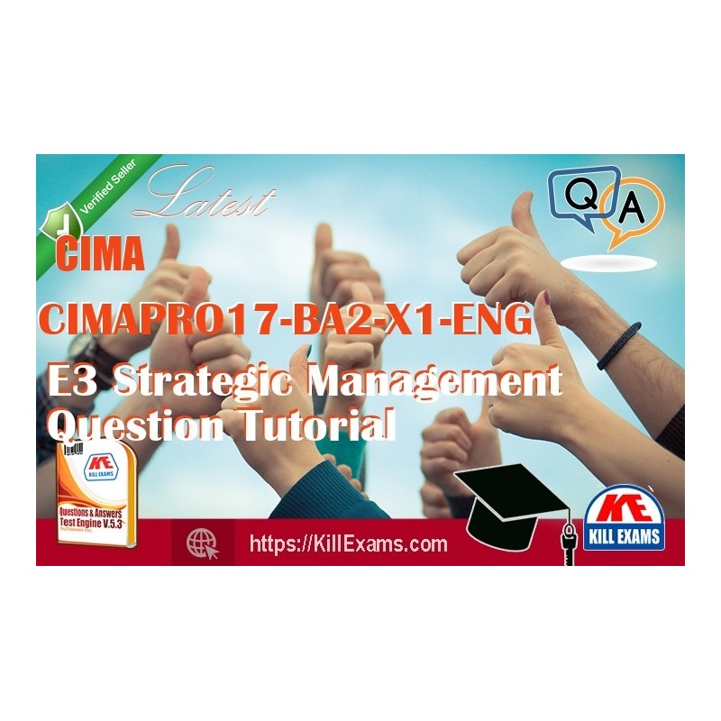 Actual CIMA CIMAPRO17-BA2-X1-ENG questions with practice tests