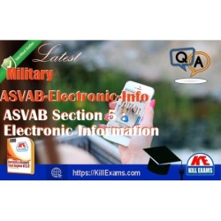 Actual Military ASVAB-Electronic-Info questions with practice tests