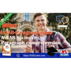 Actual Military ASVAB-Paragraph-comp questions with practice tests