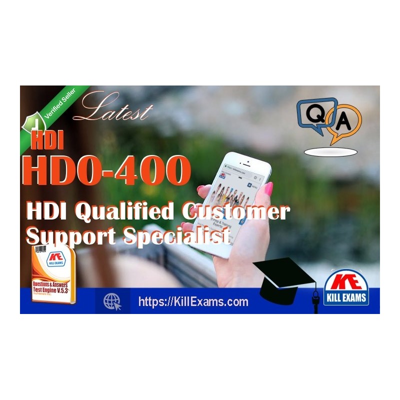 Actual HDI HD0-400 questions with practice tests